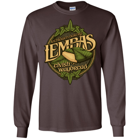 T-Shirts Dark Chocolate / S Lembas Bread Men's Long Sleeve T-Shirt