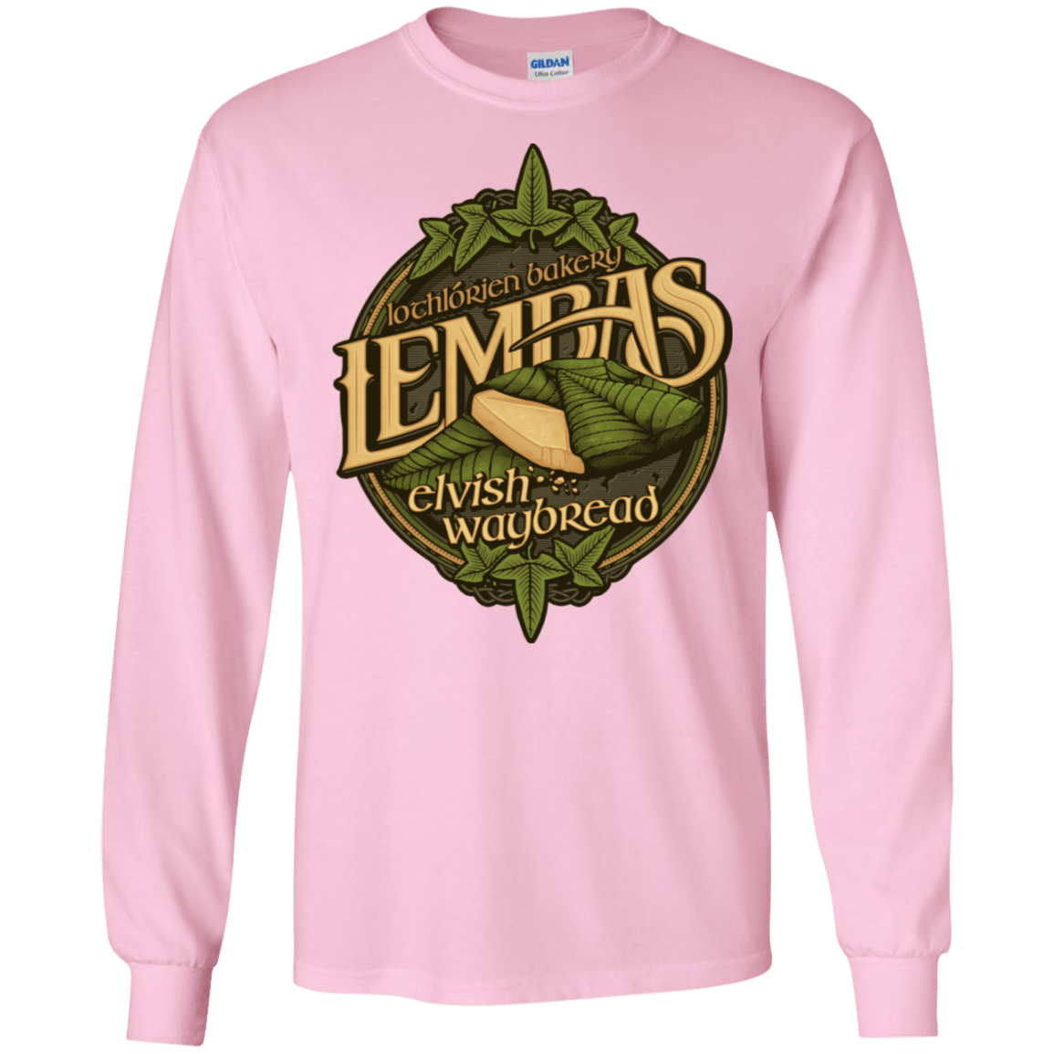 T-Shirts Light Pink / S Lembas Bread Men's Long Sleeve T-Shirt