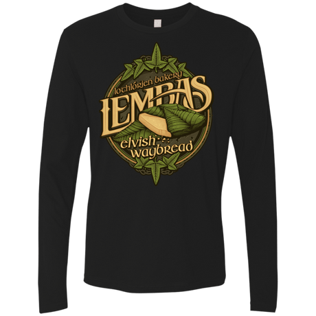 T-Shirts Black / S Lembas Bread Men's Premium Long Sleeve