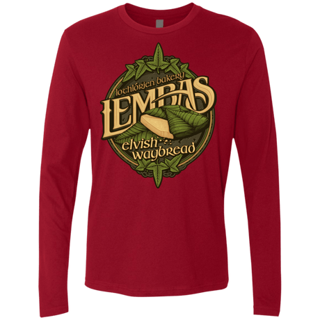 T-Shirts Cardinal / S Lembas Bread Men's Premium Long Sleeve