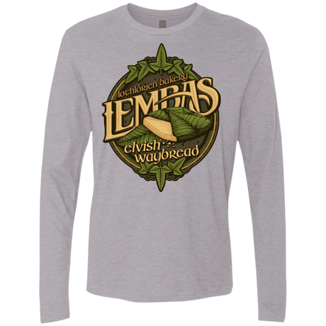 T-Shirts Heather Grey / S Lembas Bread Men's Premium Long Sleeve