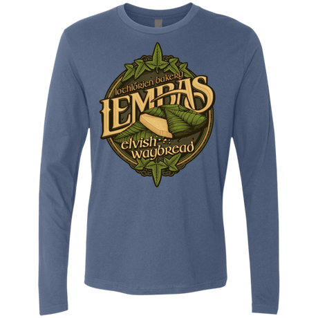 T-Shirts Indigo / S Lembas Bread Men's Premium Long Sleeve