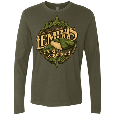 T-Shirts Military Green / S Lembas Bread Men's Premium Long Sleeve