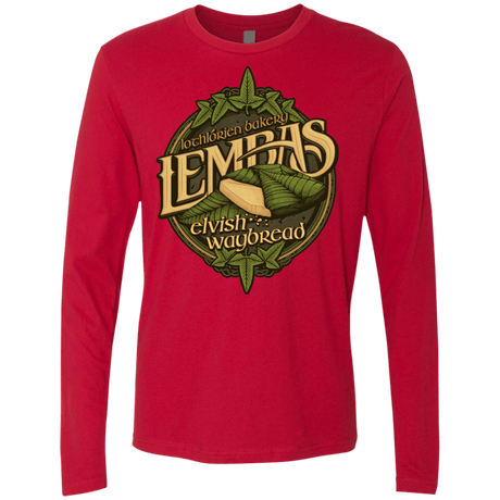 T-Shirts Red / S Lembas Bread Men's Premium Long Sleeve
