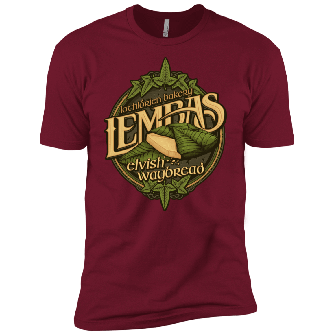 T-Shirts Cardinal / X-Small Lembas Bread Men's Premium T-Shirt