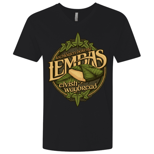 T-Shirts Black / X-Small Lembas Bread Men's Premium V-Neck