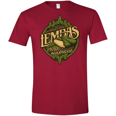 T-Shirts Cardinal Red / S Lembas Bread Men's Semi-Fitted Softstyle