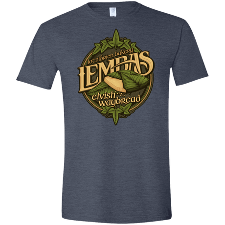 T-Shirts Heather Navy / S Lembas Bread Men's Semi-Fitted Softstyle