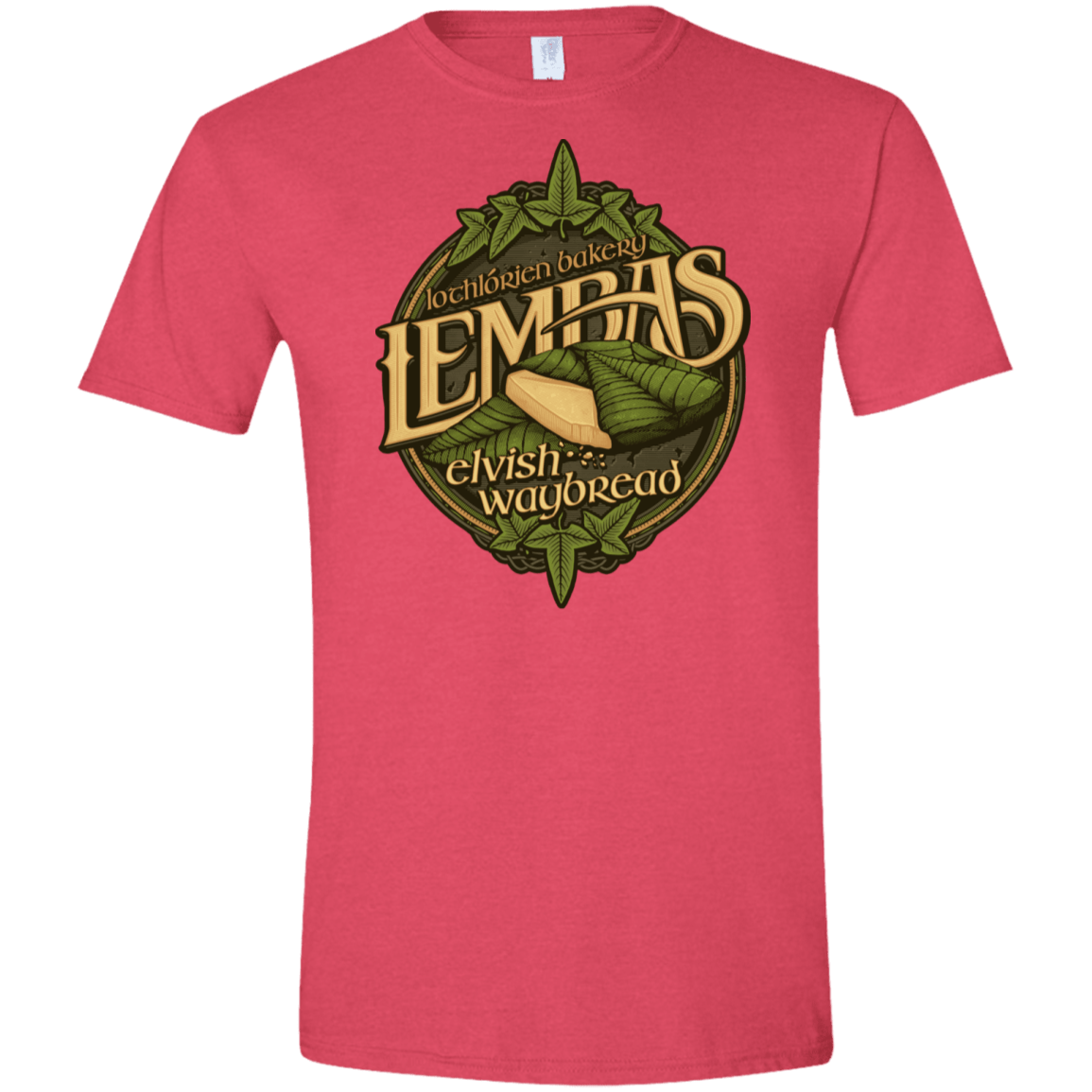 T-Shirts Heather Red / S Lembas Bread Men's Semi-Fitted Softstyle