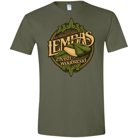 T-Shirts Military Green / S Lembas Bread Men's Semi-Fitted Softstyle