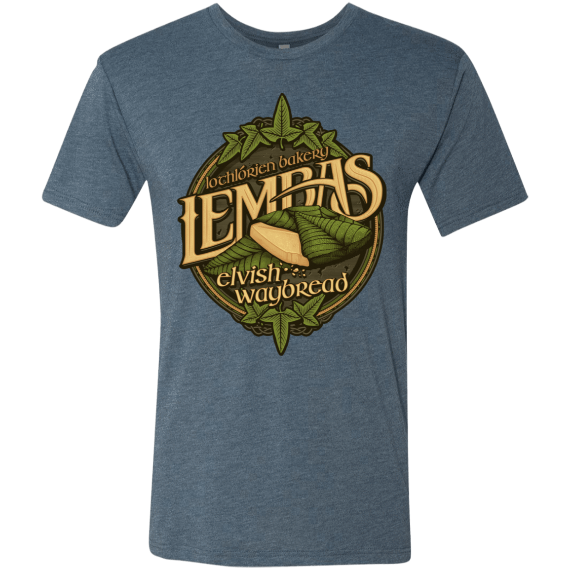 T-Shirts Indigo / S Lembas Bread Men's Triblend T-Shirt