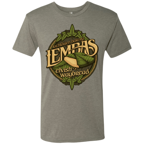 T-Shirts Venetian Grey / S Lembas Bread Men's Triblend T-Shirt