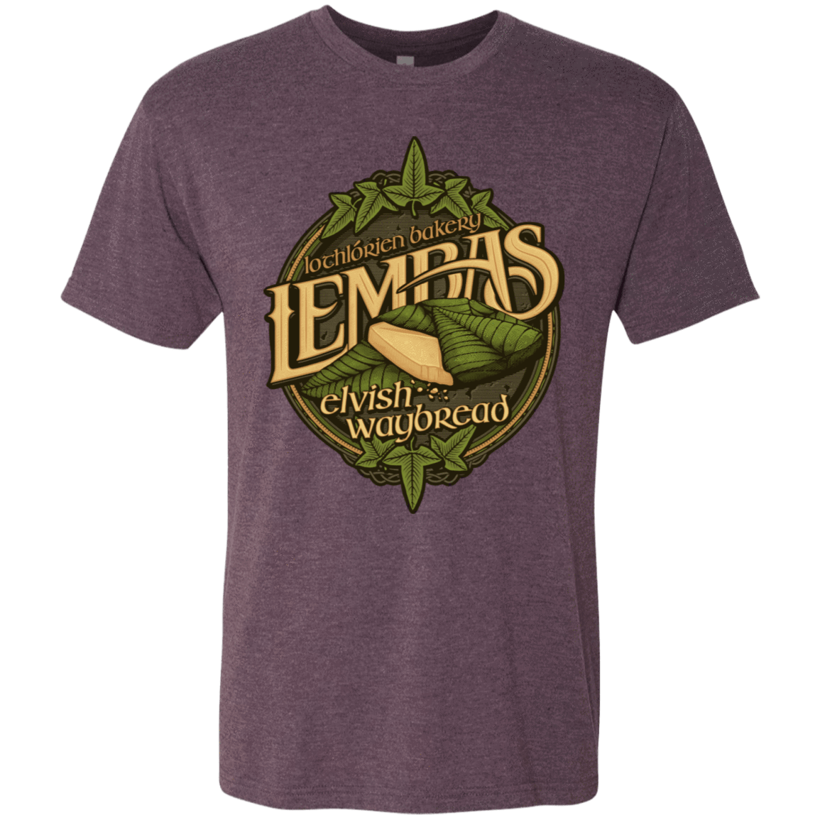 T-Shirts Vintage Purple / S Lembas Bread Men's Triblend T-Shirt