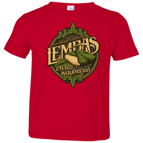 T-Shirts Red / 2T Lembas Bread Toddler Premium T-Shirt