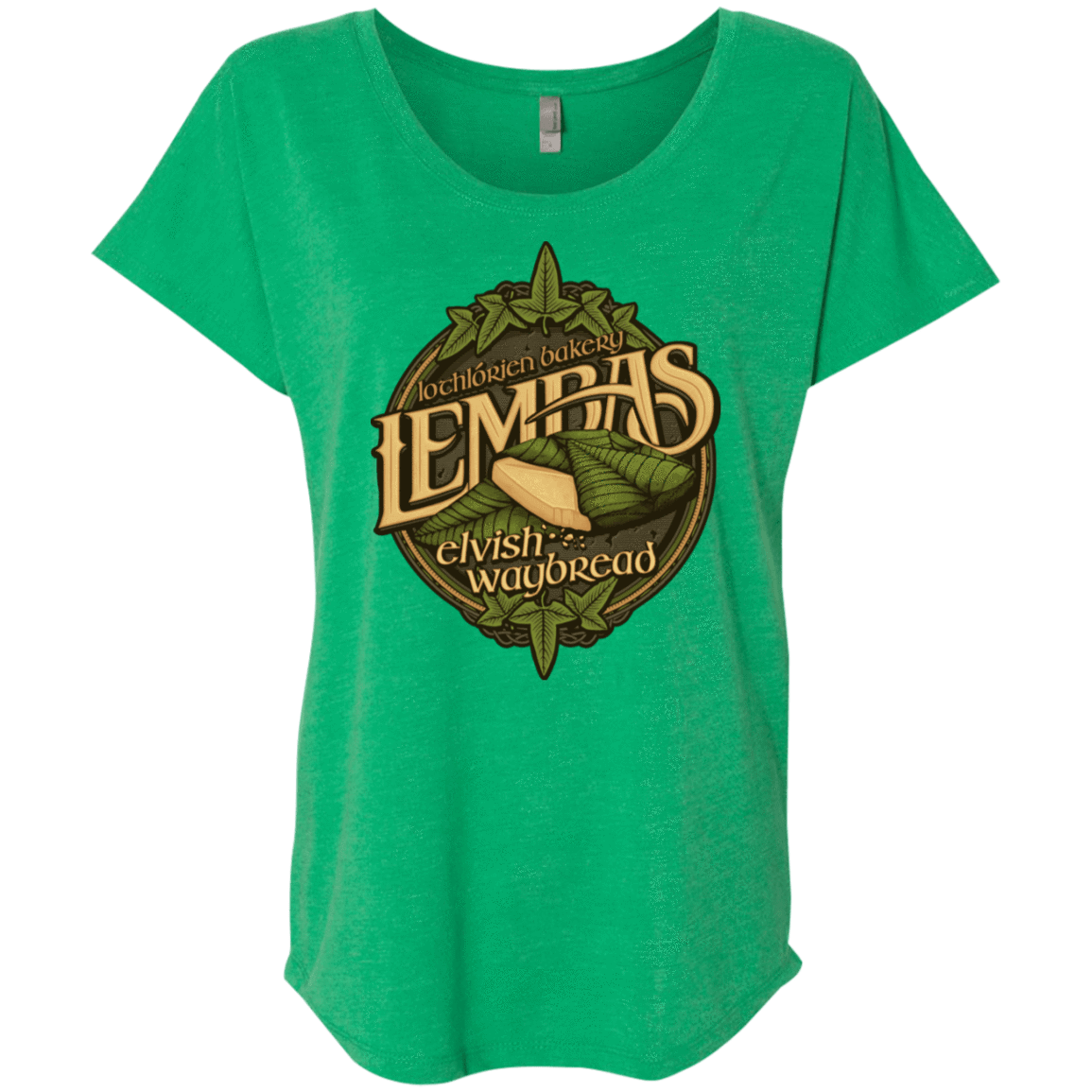 T-Shirts Envy / X-Small Lembas Bread Triblend Dolman Sleeve