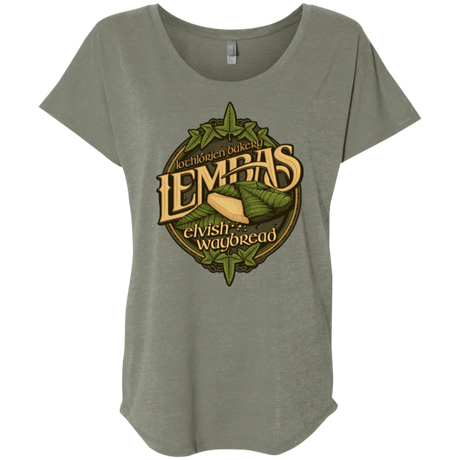 T-Shirts Venetian Grey / X-Small Lembas Bread Triblend Dolman Sleeve