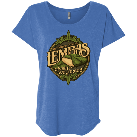 T-Shirts Vintage Royal / X-Small Lembas Bread Triblend Dolman Sleeve