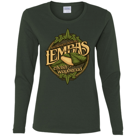 T-Shirts Forest / S Lembas Bread Women's Long Sleeve T-Shirt