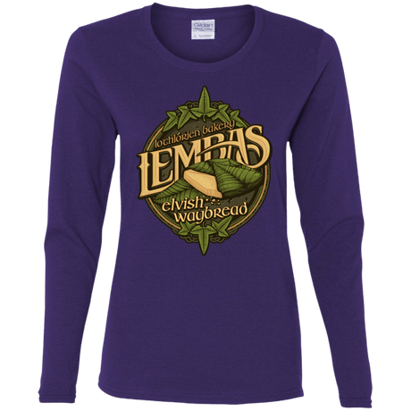 T-Shirts Purple / S Lembas Bread Women's Long Sleeve T-Shirt