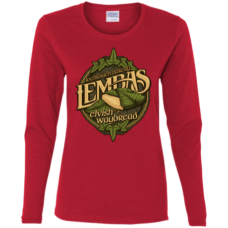 T-Shirts Red / S Lembas Bread Women's Long Sleeve T-Shirt