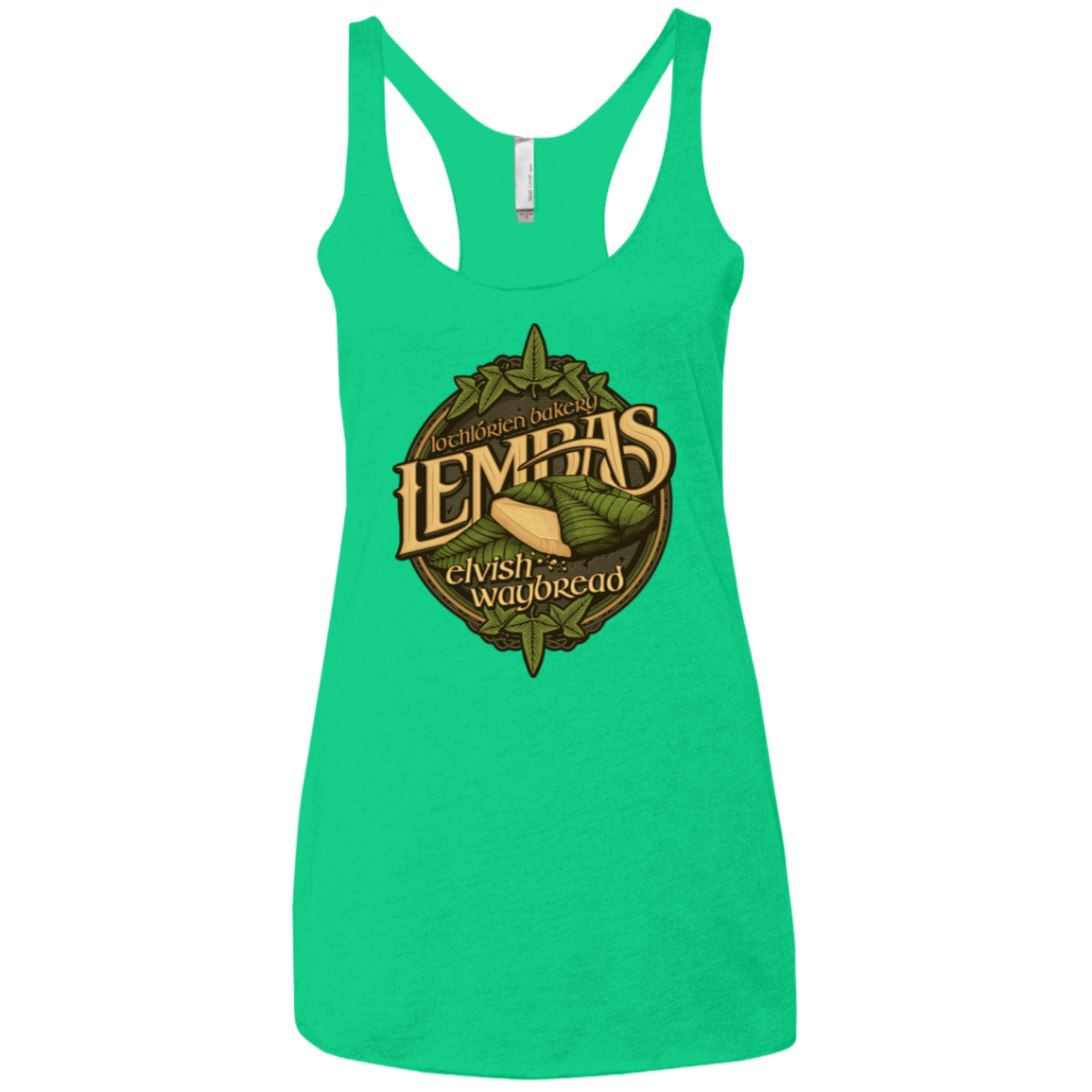 T-Shirts Envy / X-Small Lembas Bread Women's Triblend Racerback Tank