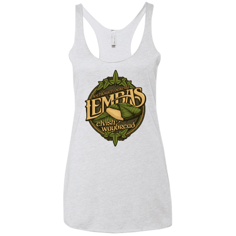 T-Shirts Heather White / X-Small Lembas Bread Women's Triblend Racerback Tank
