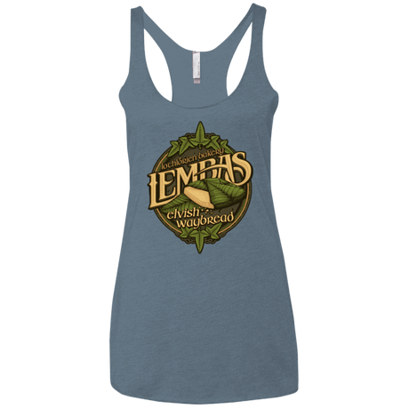 T-Shirts Indigo / X-Small Lembas Bread Women's Triblend Racerback Tank