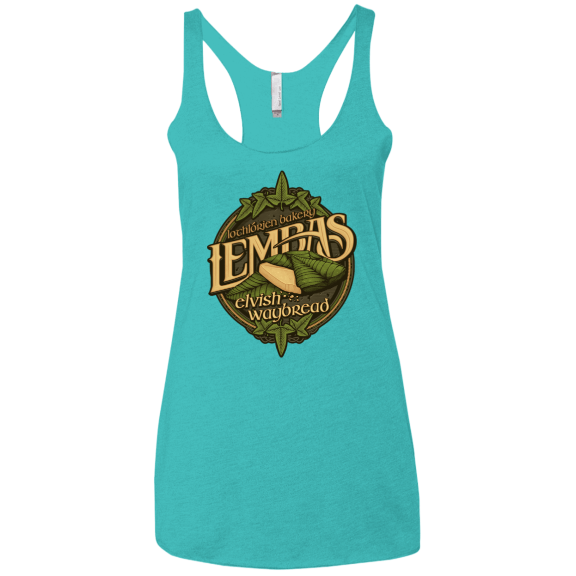 T-Shirts Tahiti Blue / X-Small Lembas Bread Women's Triblend Racerback Tank