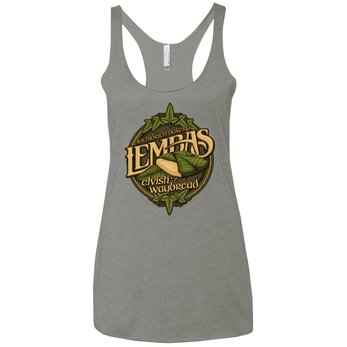 T-Shirts Venetian Grey / X-Small Lembas Bread Women's Triblend Racerback Tank