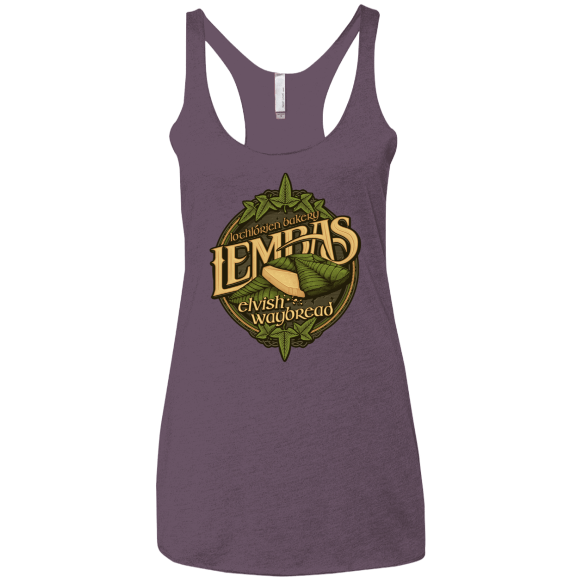 T-Shirts Vintage Purple / X-Small Lembas Bread Women's Triblend Racerback Tank
