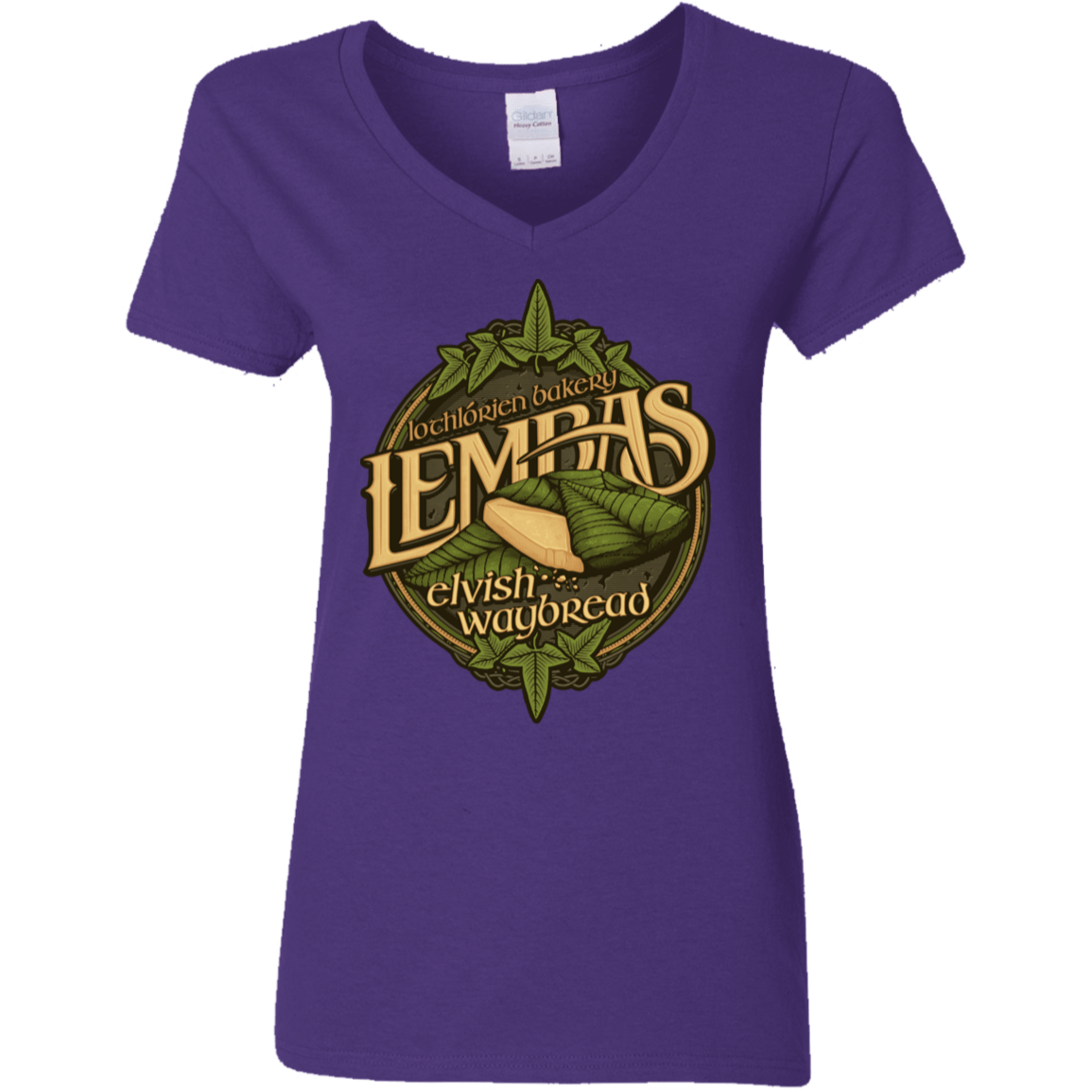 T-Shirts Purple / S Lembas Bread Women's V-Neck T-Shirt