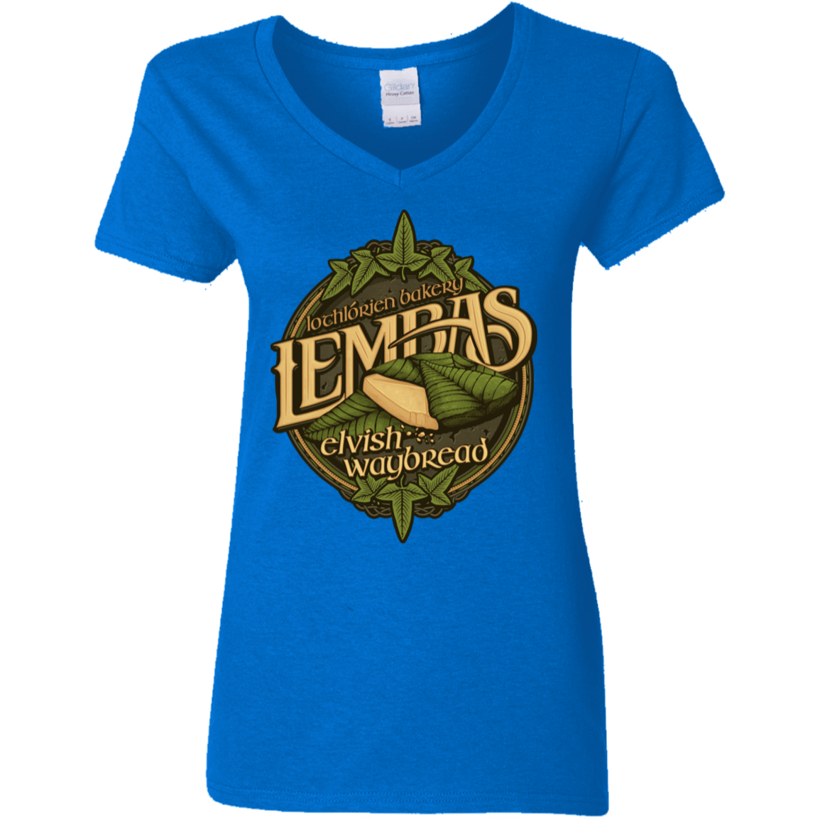 T-Shirts Royal / S Lembas Bread Women's V-Neck T-Shirt