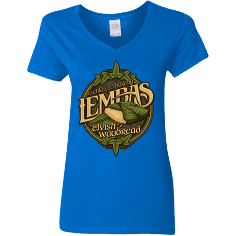 T-Shirts Royal / S Lembas Bread Women's V-Neck T-Shirt