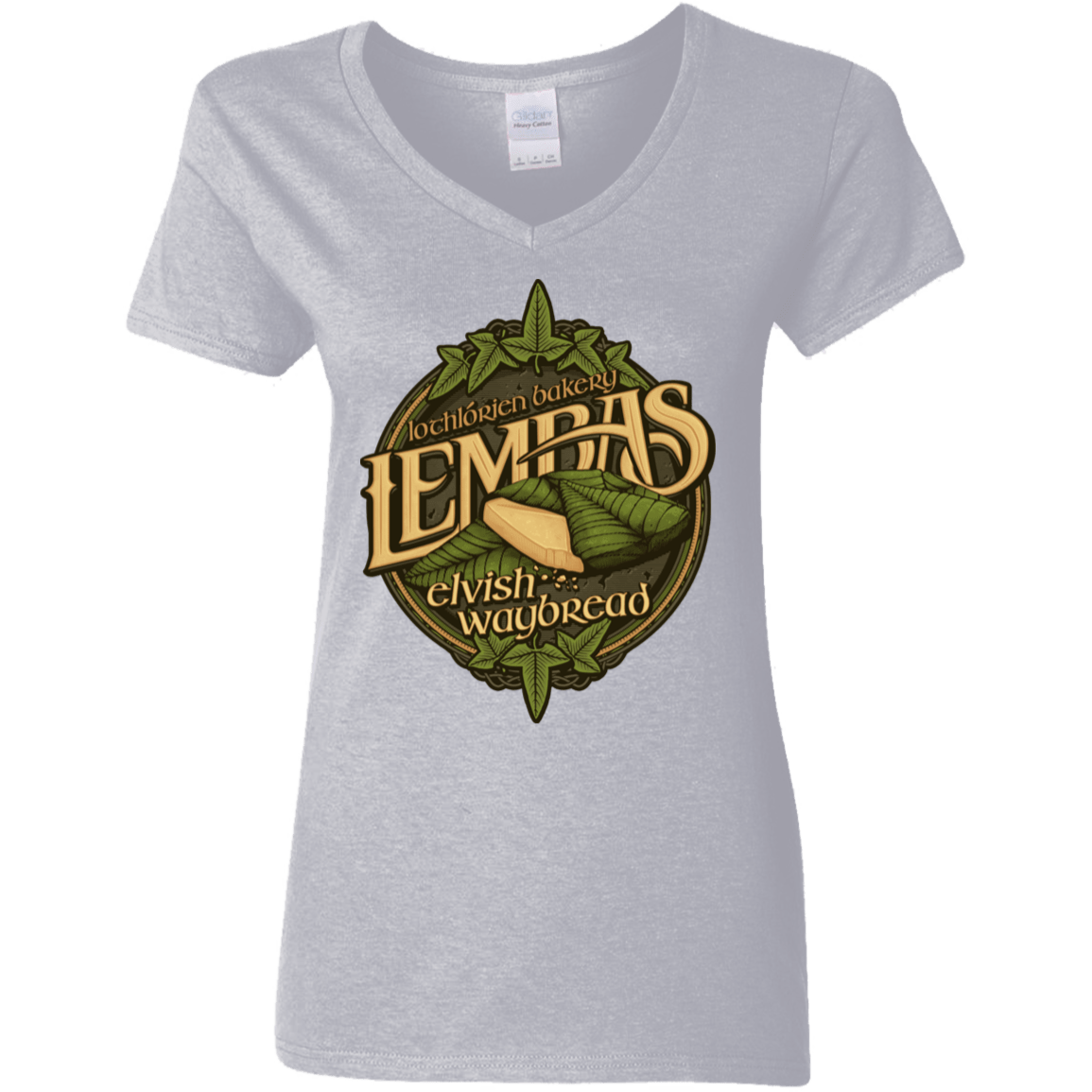 T-Shirts Sport Grey / S Lembas Bread Women's V-Neck T-Shirt