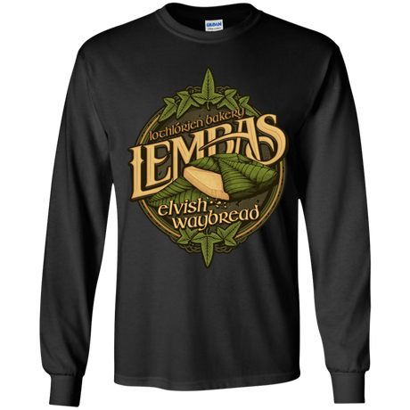 T-Shirts Black / YS Lembas Bread Youth Long Sleeve T-Shirt