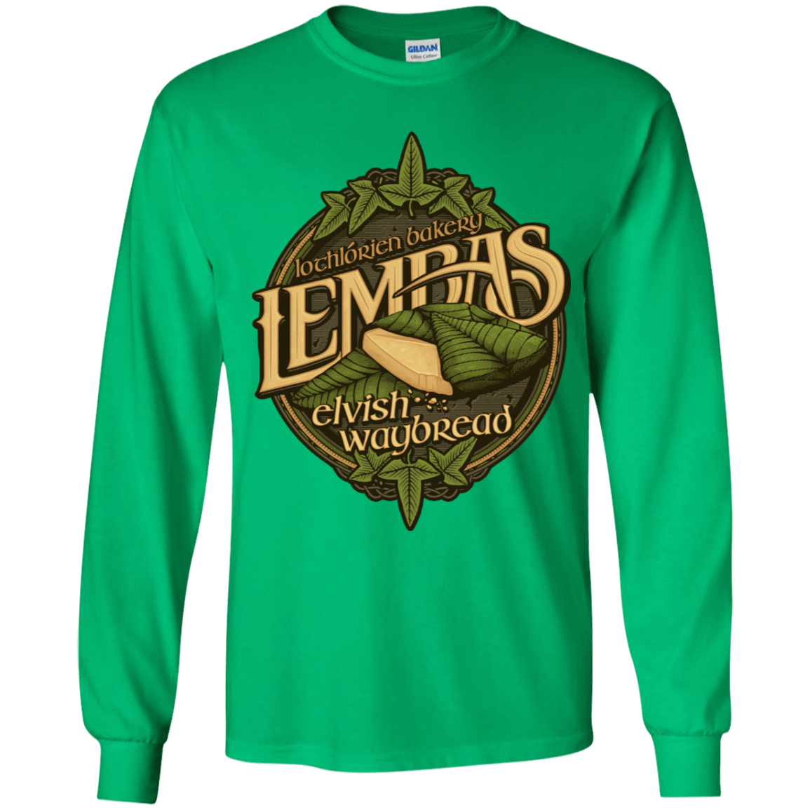 T-Shirts Irish Green / YS Lembas Bread Youth Long Sleeve T-Shirt