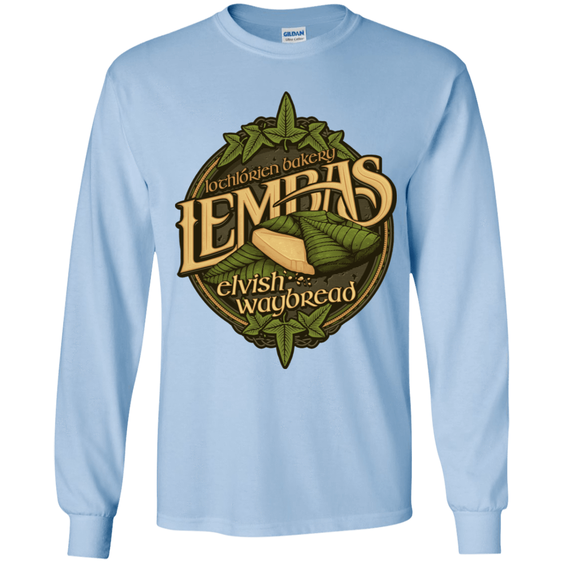 T-Shirts Light Blue / YS Lembas Bread Youth Long Sleeve T-Shirt