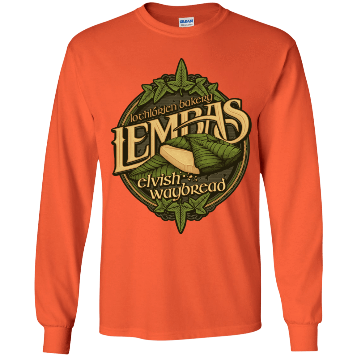 T-Shirts Orange / YS Lembas Bread Youth Long Sleeve T-Shirt