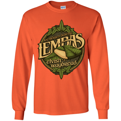 T-Shirts Orange / YS Lembas Bread Youth Long Sleeve T-Shirt