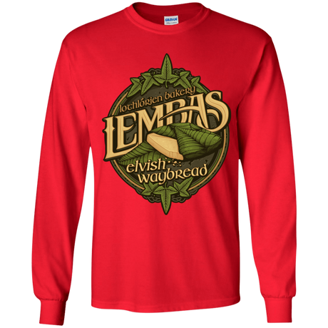 T-Shirts Red / YS Lembas Bread Youth Long Sleeve T-Shirt