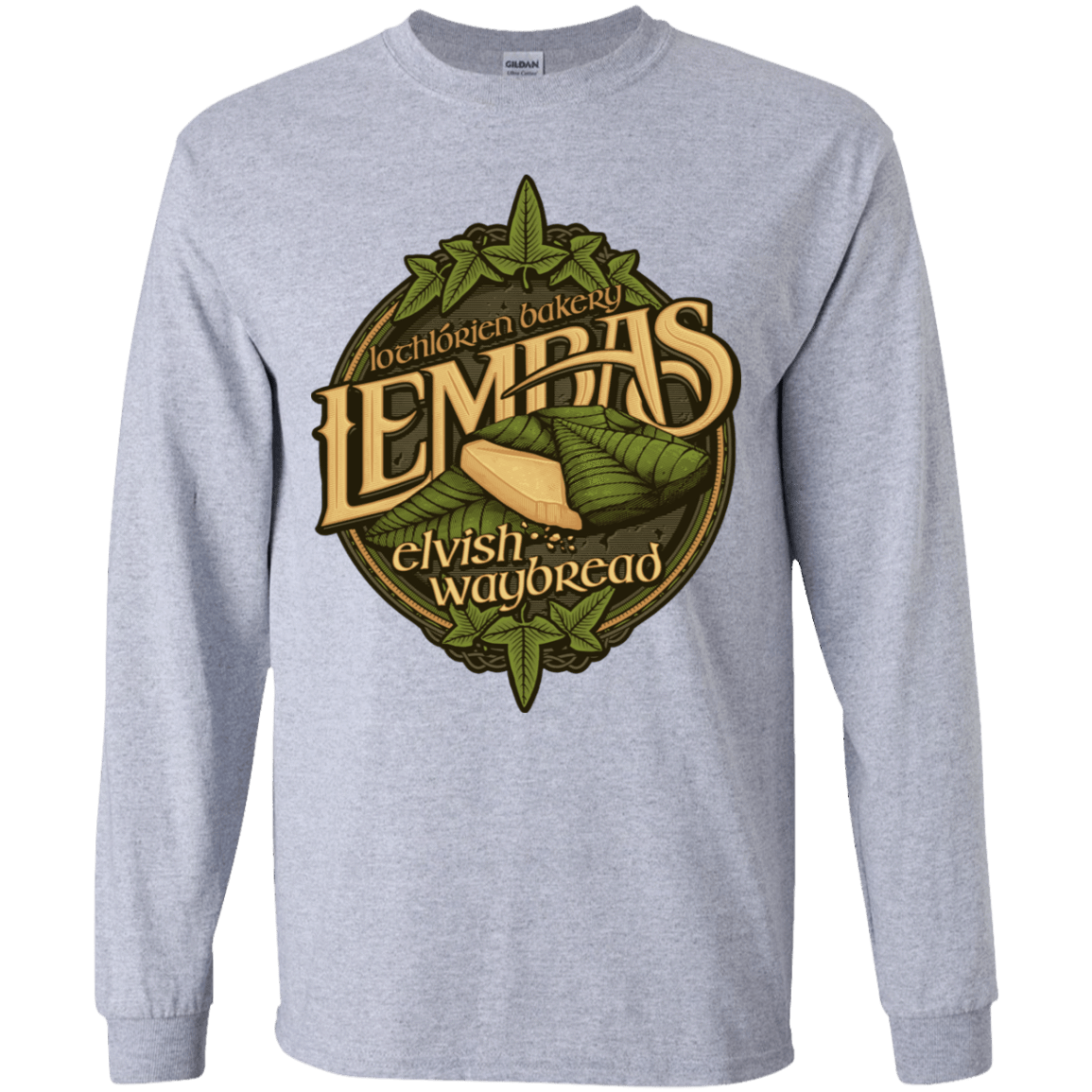 T-Shirts Sport Grey / YS Lembas Bread Youth Long Sleeve T-Shirt