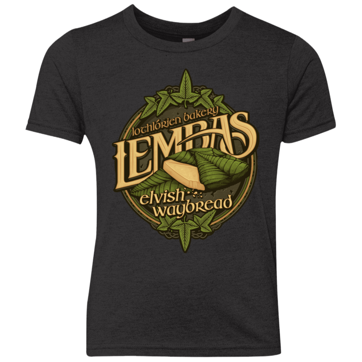 T-Shirts Vintage Black / YXS Lembas Bread Youth Triblend T-Shirt