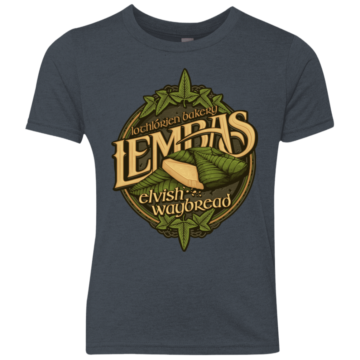 T-Shirts Vintage Navy / YXS Lembas Bread Youth Triblend T-Shirt