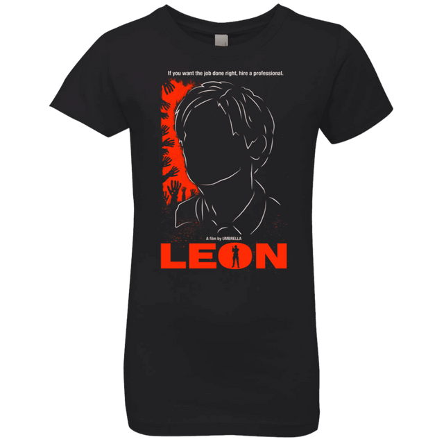 T-Shirts Black / YXS Leon Pro Girls Premium T-Shirt