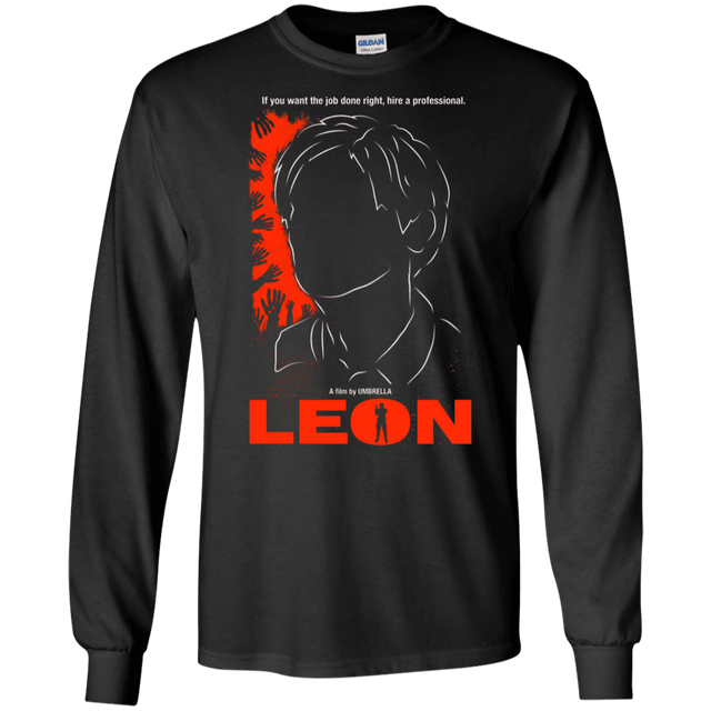 T-Shirts Black / S Leon Pro Men's Long Sleeve T-Shirt