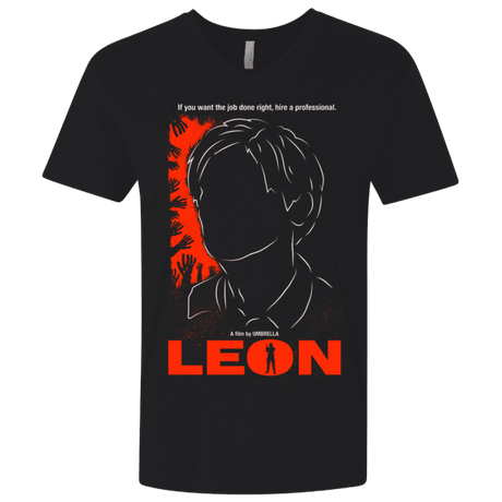 T-Shirts Black / X-Small Leon Pro Men's Premium V-Neck