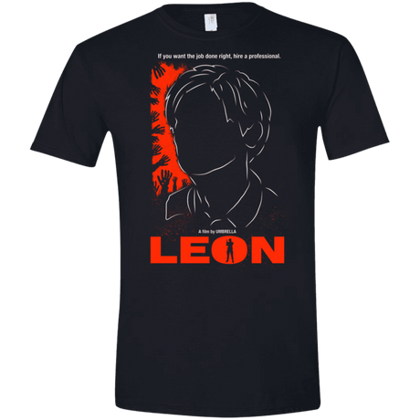 T-Shirts Black / X-Small Leon Pro Men's Semi-Fitted Softstyle