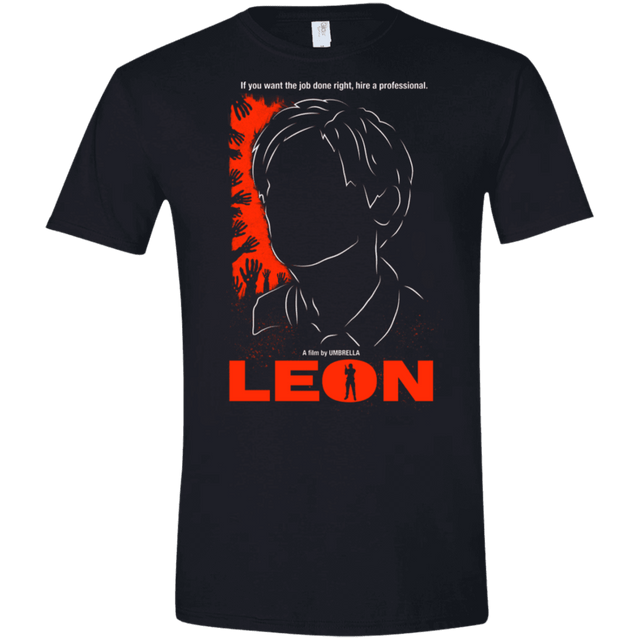 T-Shirts Black / X-Small Leon Pro Men's Semi-Fitted Softstyle