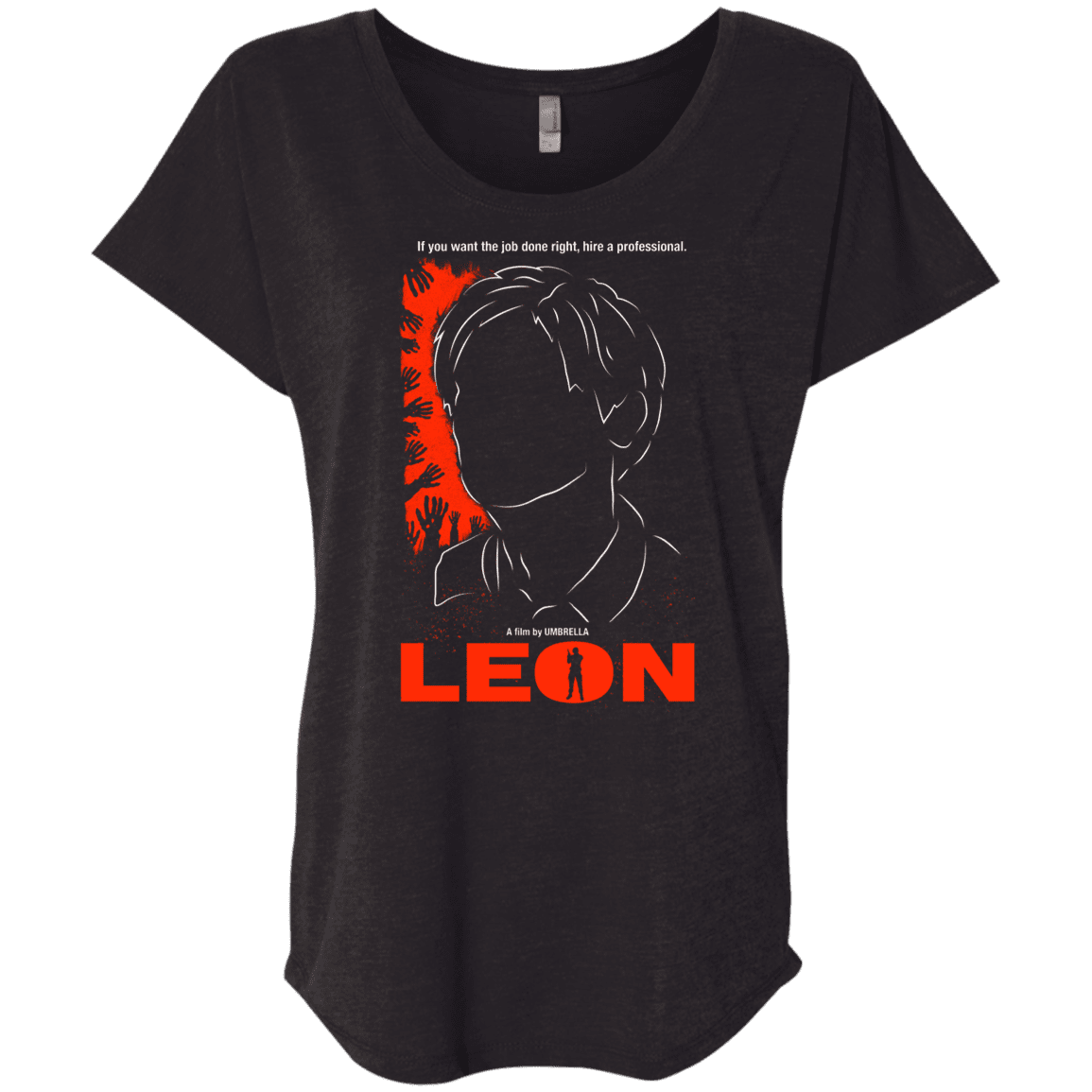 T-Shirts Vintage Black / X-Small Leon Pro Triblend Dolman Sleeve