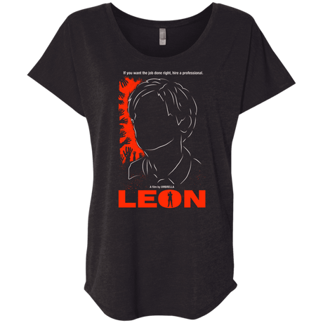 T-Shirts Vintage Black / X-Small Leon Pro Triblend Dolman Sleeve